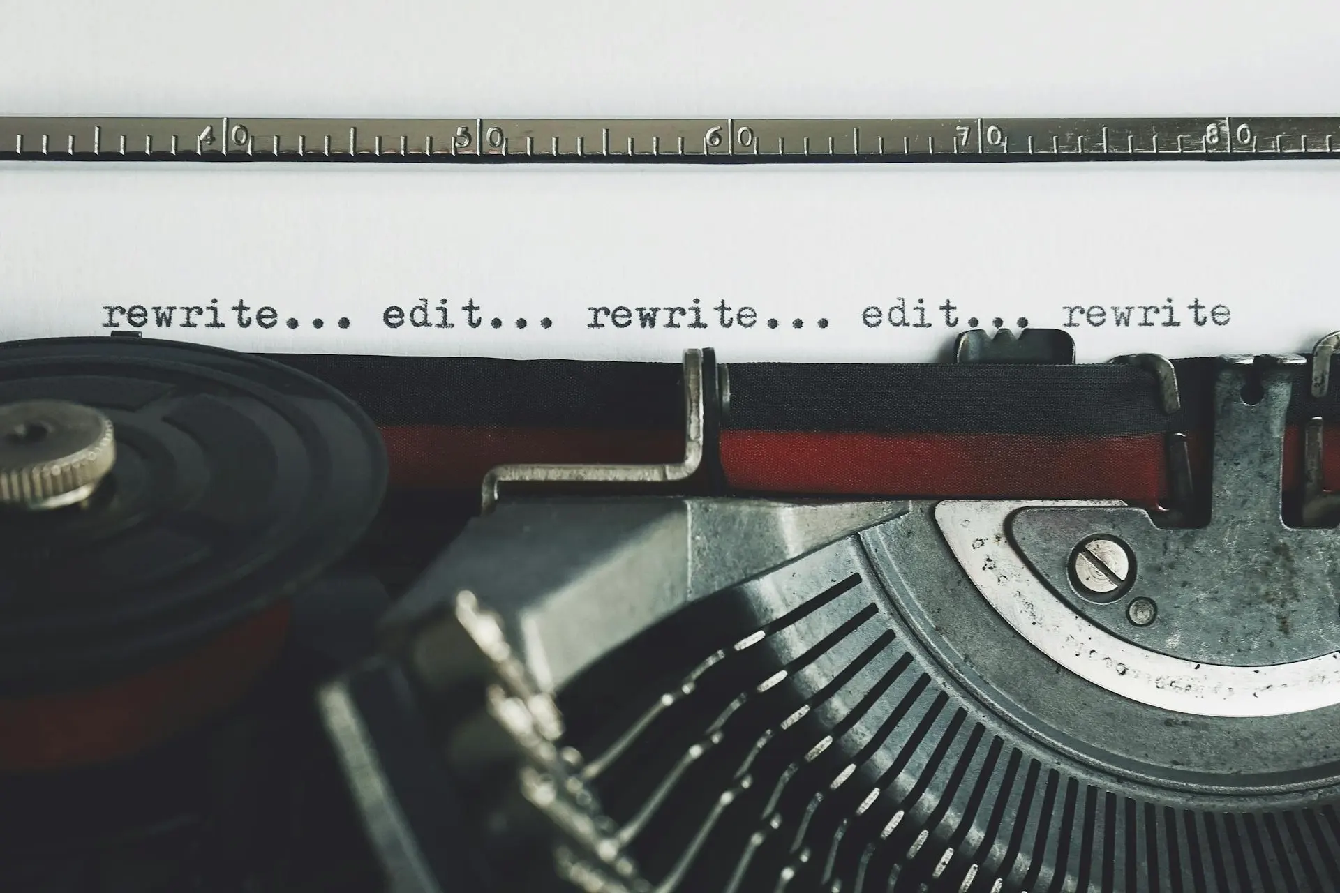 typewriter rewriting